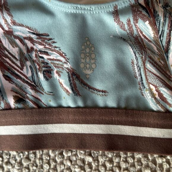 Free People FP Movement Serene Feather Print Sports Bra S - Picture 7 of 7